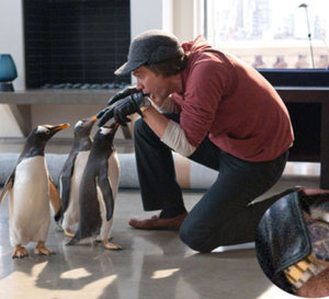 M. Popper et ses pingouins : Jim Carrey porte une Rolex Submariner or et acier