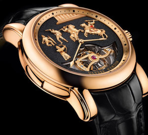 Ulysse Nardin Répétition minutes Alexander the Great Westminster Carillon Tourbillon Jaquemarts : Mi Do Ré Sol