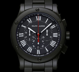 Ralph Lauren Sporting Chronograph Black Ceramic : la céramique fait son entrée chez Ralph Lauren