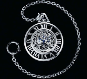 Cartier montre de poche Grande Complication Squelette calibre 9436 MC : pour esthètes modernes