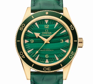 Omega Seamaster 300 malachite : plongée verte