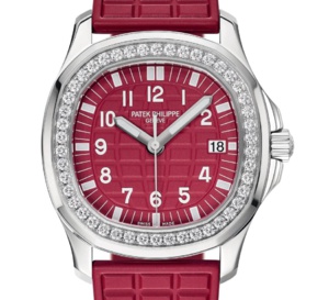 Patek Philippe Aquanaut Luce Singapore 2019 : l'heure framboise