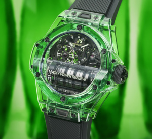 Hublot Big Bang MP-11 Saxem : l'heure verte