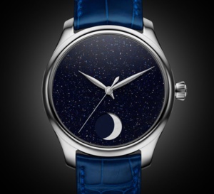 Moser Endeavour Perpetual Moon Concept Aventurine : la Lune et les étoiles au poignet