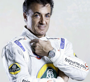 F.P. Journe : le Centigraphe Sport au poignet du pilote grenoblois Jean Alesi