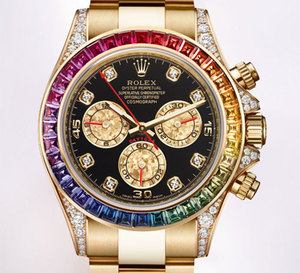 Rolex : une Oyster Perpetual Cosmograph Daytona aux couleurs de l’arc-en-ciel