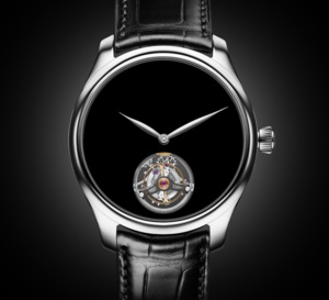 Moser Endeavour Tourbillon Vantablack : un noir absolu sans logo