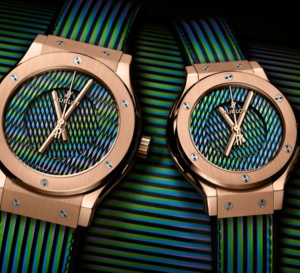 Classic Fusion Cruz Diez : une Hublot très arty aux cadrans hypnotiques