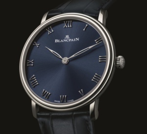 Blancpain Villeret Ultraplate cadran bleu : une exclu boutique à 88 exemplaires