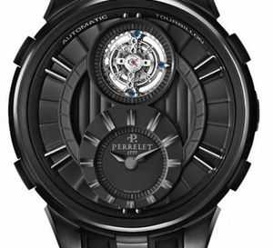 Perrelet Tourbillon automatique : noir c’est noir