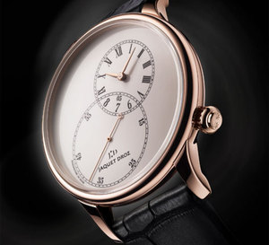 Jaquet Droz Grande Seconde Décentrée Email Ivoire : classique mais si originale