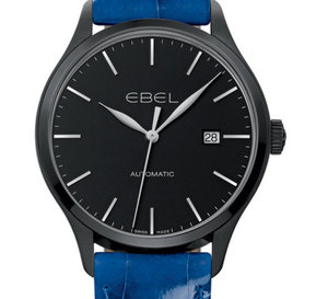Ebel 100 : édition boitier en PVD noir et bracelets de couleur