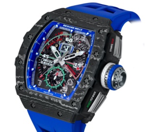 Richard Mille : un chrono auto flyback RM 11-04 Roberto Mancini