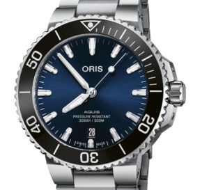 Oris Aquis Date : diamètre inédit de 41,5 mm