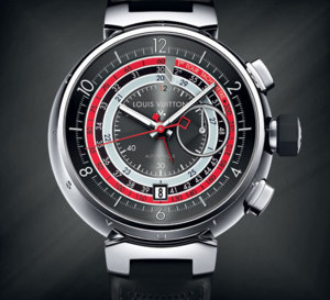 loLouis Vuitton Tambour Chronographe Automatique Voyagez, édition Capsule II