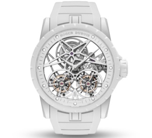 Roger Dubuis Excalibur Twofold : trois premières mondiales pour ce double tourbillon ultra-blanc