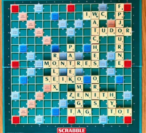 Et pourquoi pas un Scrabble® horloger pendant le confinement Et pourquoi pas un Scrabble® horloger pendant le confinement