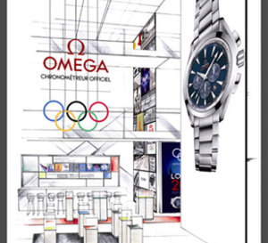 Omega : un pop-up store unique et original au Printemps Hausmann pendant les JO