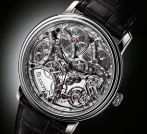 Blancpain Villeret Squelette 8 Jours : elle montre tout