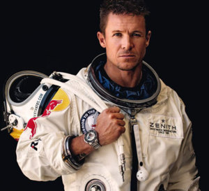 Felix Baumgartner et sa Zenith El Primero Stratos Flyback Striking 10th : l’étoffe des héros