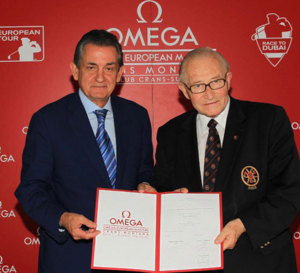 Omega : prolongation de son partenariat avec l’European Masters jusqu’en 2017