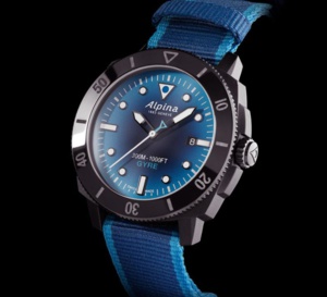 Alpina Seastrong Diver Gyre Automatique : bleu de mer