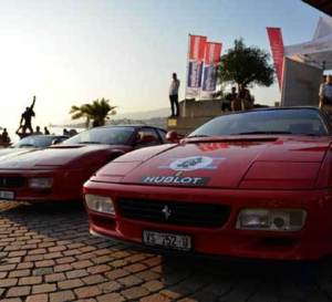 Montreux : des voitures de légende sur le lac Léman avec Hublot