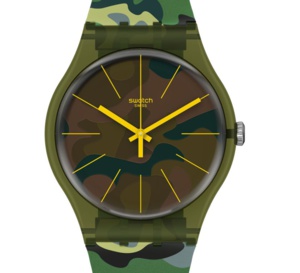 Swatch Essentials Camouforest : une nouvelle version "camo" très réussie