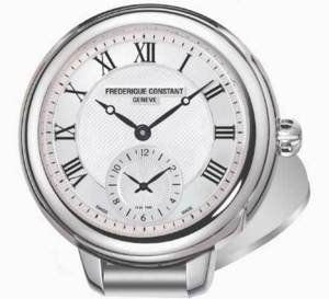 Frédérique Constant : pendulette double fuseau horaire