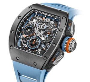 Richard Mille : une nouvelle RM11-05 automatique chrono Flyback GMT en cermet gris