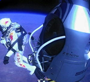 Avec Felix Baumgartner, le chrono Zenith Stratos devient la première montre à franchir le mur du son