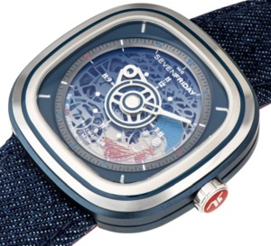 SevenFriday T1/01 Cocorico : la montre idéale pour un 14 juillet tricolore