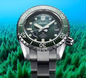 Seiko Prospex LX Line : cadran vert d'eau en hommage aux forêts d'algues d'un lac en Antarctique