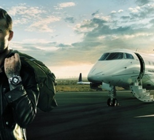 David Beckham : une Breitling Unitime au poignet pour la nouvelle campagne de communication