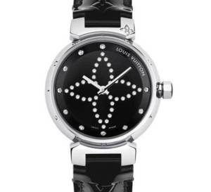 Louis Vuitton Tambour Forever Black &amp; White : à fleur… de monogram