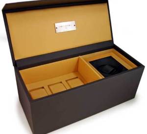 Coffret trois montres et remontoir Pinel &amp; Pinel