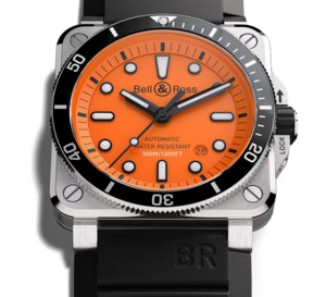 Bell &amp; Ross BR 03-92 Diver Orange : plongée dans les seventies