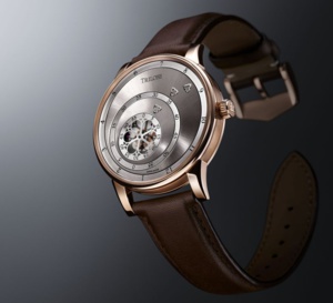 Trilobe Les Matinaux : de l'or rose pour le nouveau calibre X-Centric