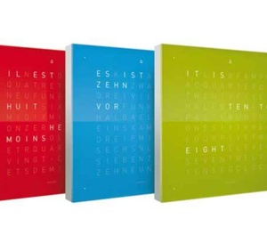 QlockTwo Touch : une horloge pour… lire l’heure