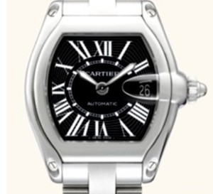 Roadster de Cartier grand modèle acier (Réf W62041V3)