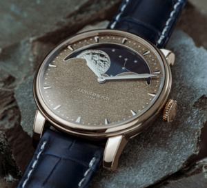 Arnold &amp; Son : Perpetual Moon Obsidian Lune Changeante