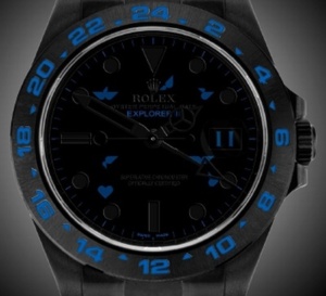 Jardins Florian : Bleu on black, unecollaboration avec Bamford Watches Department