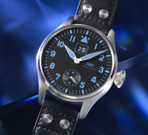 IWC Grande Montre d'Aviateur Grande Date Bucherer Blue : cent exemplaires