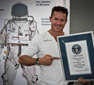 Felix Baumgartner : il a atteint Mach 1.25