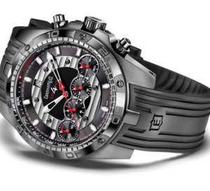 Eberhard Chrono 4 Geant Full Injection Edition Limitée : en rouge et noir