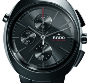 Rado D-Star Rattrapante : série limitée de 250 exemplaires en céramique noire mate