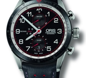 Oris Calobra Edition Limitée : beau chrono technique en rouge et noir