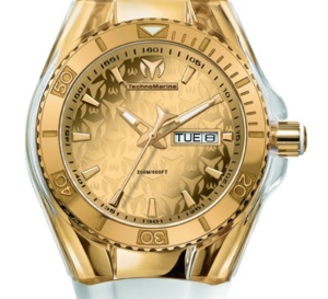 Cruise Monogram TechnoMarine : full gold look