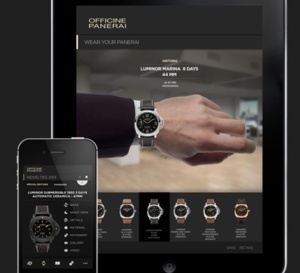 Panerai : une nouvelle application pou iPad et iPhone disponible avec  le catalogue 2013
