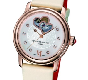 Frédérique Constant : une collection de montres féminines pour la Fédération mondiale du Cœur